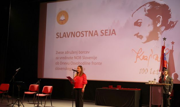 Svečana seja ZZB NOB Slovenije – 22. april 2022